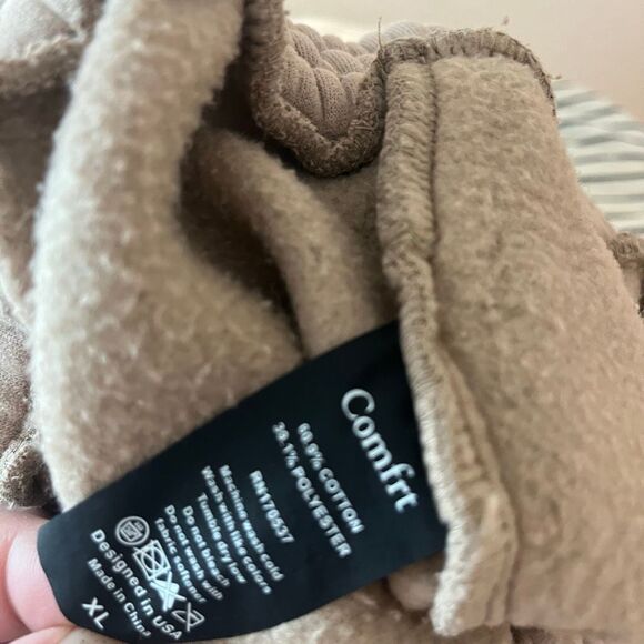 Comfrt Caribou Brown Activewear Athletic Jogger Sweatpants Women's Size XL - Picture 6 of 7